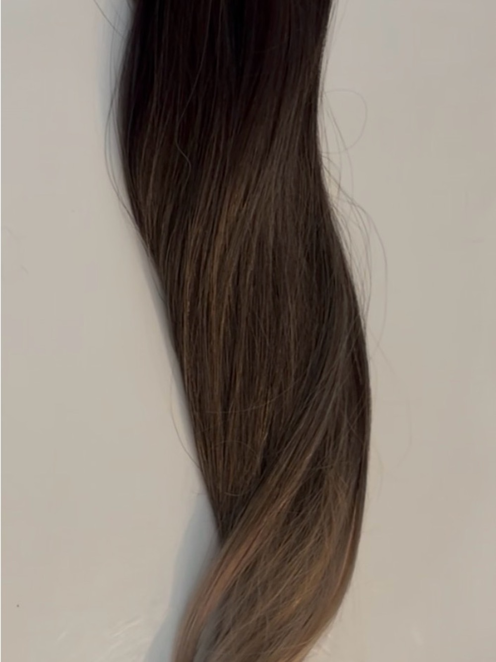 BELLAMI Dark Brown to Light Brown Ombre Clip-In Hair Piece
